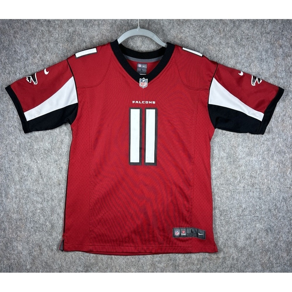 Nike Atlanta Falcons #11 Julio Jones Youth Large Jersey Red NFL Game Shirt